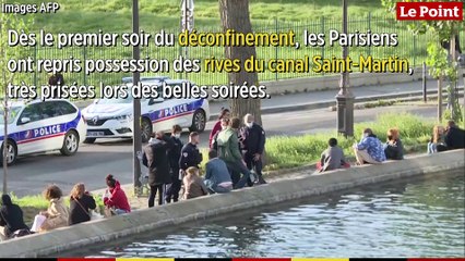 Bondé pour le déconfinement, le canal Saint-Martin évacué par la police