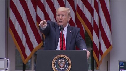 Download Video: Trump ends press conference abruptly after heated exchange with reporters