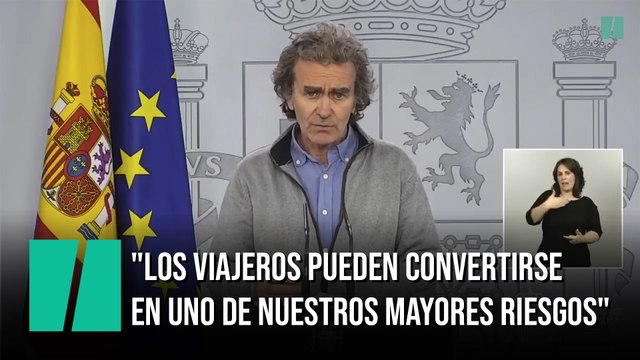 Fernando Simón explica la cuarentena de los viajeros que lleguen a España