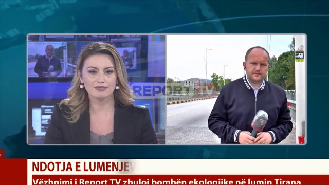 Report TV - Institucionet nuk shqetësohen nga plehrat! Ping-pong kush do të pastrojë lumin e Tiranës
