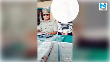 Jaunpur- Tiktok गर्ल ने पुलिसकर्मी के साथ बनायीं वीडियो,पुलिसकर्मी पर बैठी जांच कमेटी