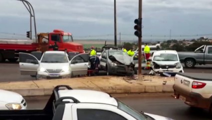 Grave acidente é registrado no Trevo Cataratas
