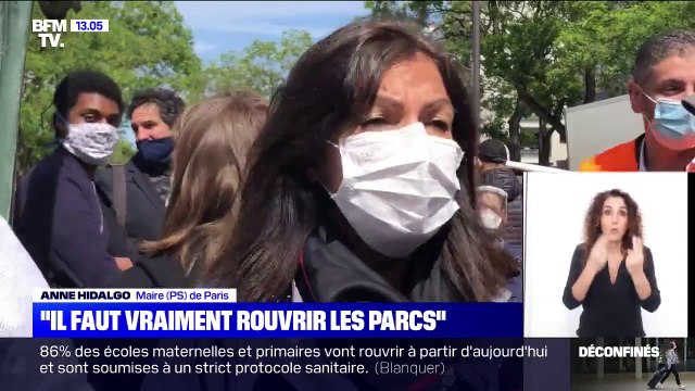 Anne Hidalgo, maire de Paris, demande à nouveau l'ouverture des parcs et jardins