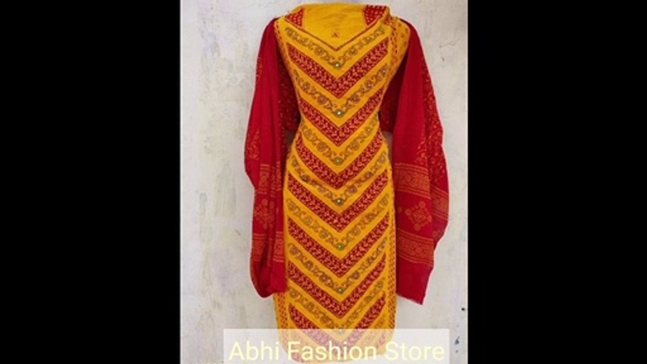 Ladies Cotton Suits & Dress Materials | Unstitched Dress Material | Cotton Dress Material |