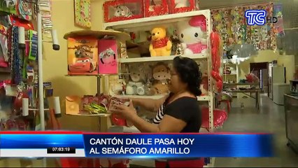 El cantón Daule pasa a semáforo amarillo desde hoy