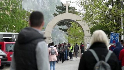 Karadağ'daki geleneksel ayin Kovid -19 tedbirlerine uygun olarak yapıldı