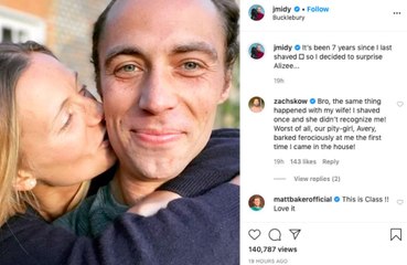 El hermano de la duquesa Catalina está irreconocible sin barba