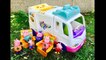 FISHER PRICE Loving Family Beach Vacation Mobile Home OPENING with Peppa Pig TOYS-