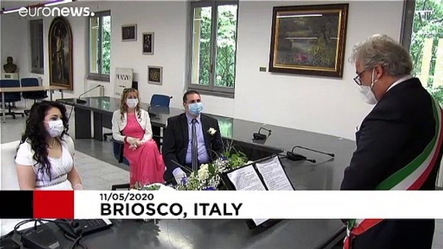 Coronavirus and weddings: This is what a marriage in Italy looks like during the COVID-19 pandemic