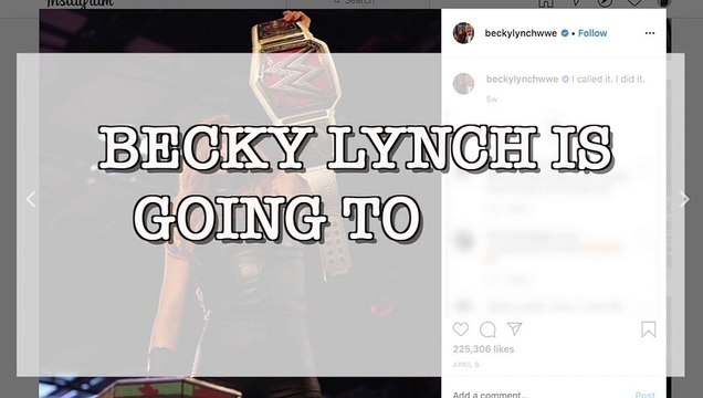 Becky Lynch Announces She's Pregnant On Monday Night Raw