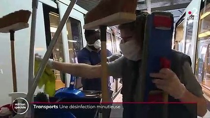 Déconfinement : une désinfection minutieuse dans les transports rennais