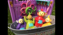 Wellie Wishers BUBBLE Making BATHTUB Opening with TELETUBBIES TOYS-