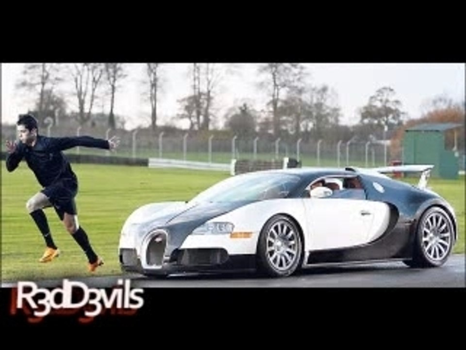 Cristiano Ronaldo vs Bugatti Veyron