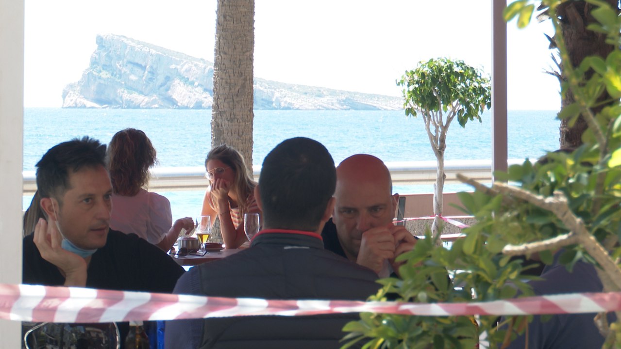 Benidorm abre un 10% de sus terrazas en la fase 1 de desescalada