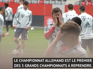Bundesliga - Les joueurs du Bayern de bonne humeur avant la reprise du championnat