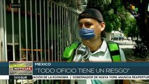 México: repartidores de alimentos, oficio en auge durante pandemia