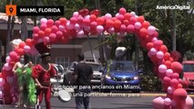 Hogar de ancianos en Miami organiza original evento para celebrar el Día de la Madre manteniendo el distanciamiento social