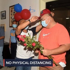 LOOK: Birthday salu-salo for NCRPO chief Sinas amid ECQ