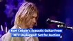 Kurt Cobain's Acoustic Guitar From 'MTV Unplugged' Set for Auction