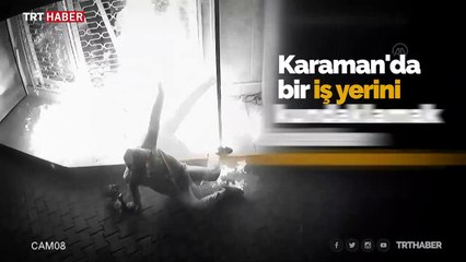 İş yerini kundaklamak isterken kendini yaktı