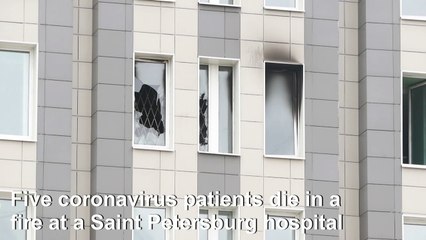 Five die in Saint Petersburg hospital fire