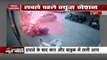 Surat: Car Driver Loses Control, Smashes Into Motorcycle
