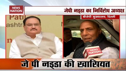 What Rajnath Singh Said On JP Nadda’s Appointment As BJP Chief
