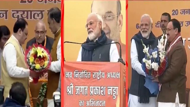 PM Modi Praises Amit Shah As JP Nadda Becomes BJP President