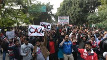 Members Of SDPI Stage Protest Against CAA On Chennai Road