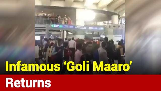 Infamous ‘Goli Maaro’ Slogan Raised At Rajiv Chowk Metro Station