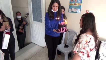 Sürpriz doğum gününde hayaline kavuştu