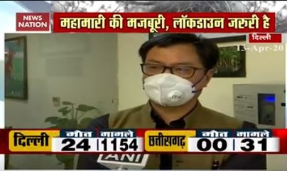 लॉकडाउन के बीच खेल मंत्री किरण रिजिजू ने संभाला मंत्रालय, कही ये बात