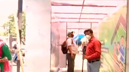 Sanitisation Chambers Set Up In Patna To Tackle Coronavirus Pandemic