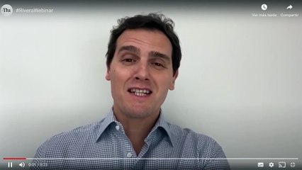 Albert Rivera reaparece mucho más delgado