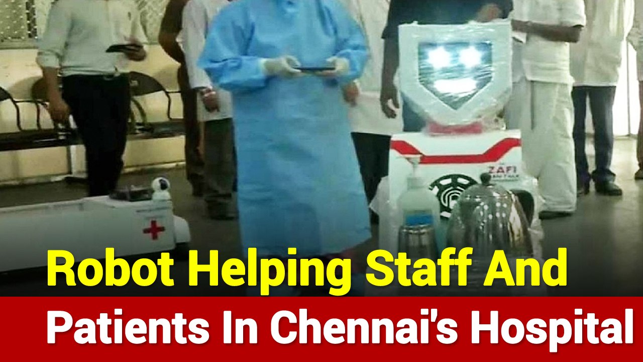 Chennai: Robot Used In Hospital To Interact With Patients And Staff