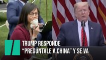 Trump se va de una rueda de prensa tras enzarzarse con una periodista de origen chino