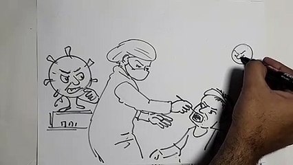 वर्ल्ड नर्स डे पर कोरोना को जवाब देखिए कार्टूनिस्ट लोकेन्द्र की नजर से