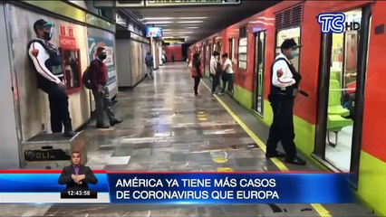 América ya tiene más casos de coronavirus que Europa
