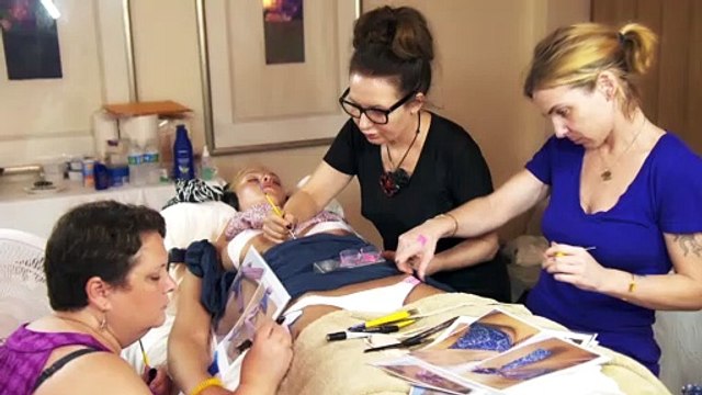 Erin Heatherton Body Painting Photoshoot 2015 Sports Illustrated Swimsuit