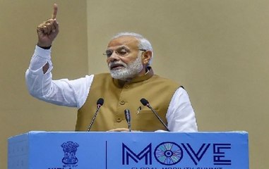 PM Narendra Modi interacts with Anganwadi workers