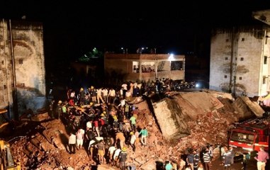 Ahmedabad: Seven feared trapped after building collapses