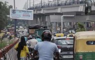 Delhi: Heavy traffic jam on Delhi-Noida roads due to rains