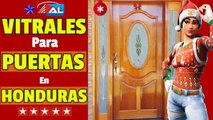 puertas de madera con vitral Talanga Honduras (504) 8847 8257 -10% Entrega Rápida materiales para vitrales Talanga Hn