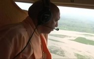 Uttar Pradesh: CM Yogi conducts aerial survey of the flood-effected areas