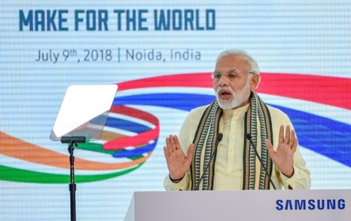 India becomes world's 2nd largest phone maker on Make-in-India initiative: PM Modi