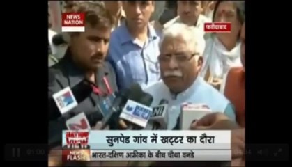 Manohar Lal Khattar on damage control mode