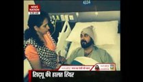 Former cricketer Sidhu hospitalised with blood clot, condition stable