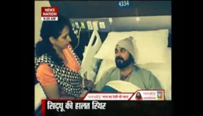 Former cricketer Sidhu hospitalised with blood clot, condition stable