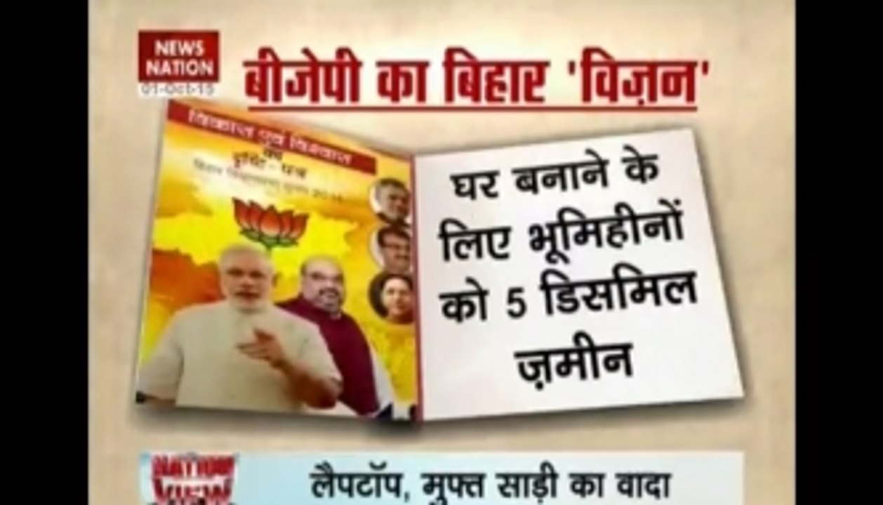BJP releases its vision document