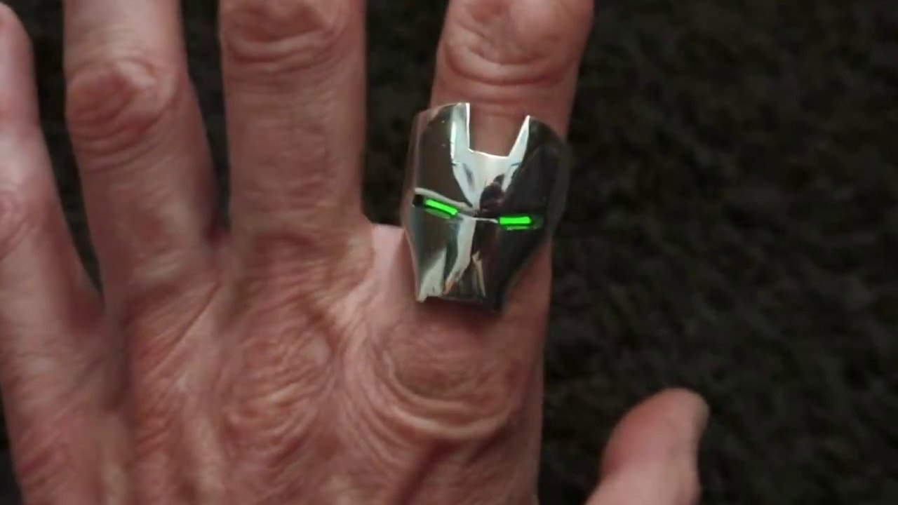 Iron man RING from a nut